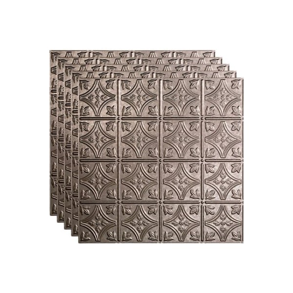 Acoustic Ceiling Products Fasade Traditional Syle No 1 - 23-3/4 x 23-3/4 PVC Lay In Tile in Galvanized Steel - PL5030 - main